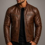 Marius | Blouson col montant effet vieilli