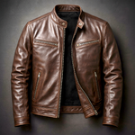 Marius | Blouson col montant effet vieilli